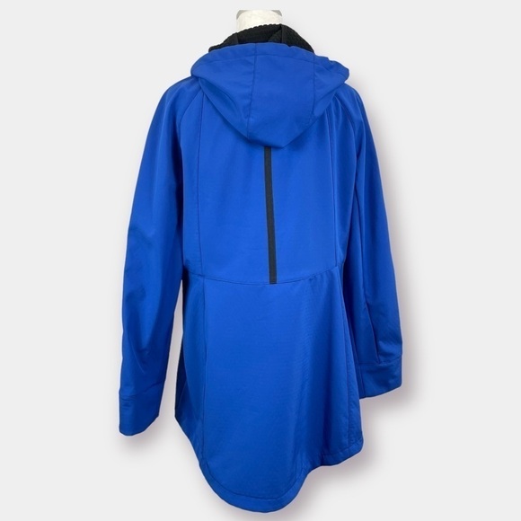 NEW Michael Kors Jacket Coat Blue Black Size Large - Picture 2 of 10